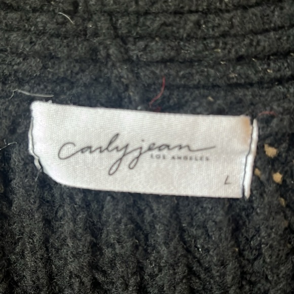 Carly Jean Black knit cardigan - Picture 2 of 3